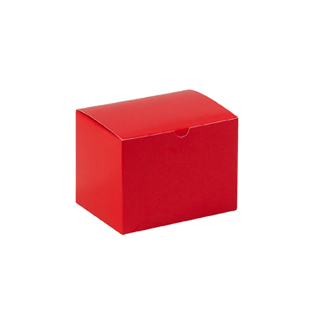 6 x 4 <span class='fraction'>1/2</span> x 4 <span class='fraction'>1/2</span>" Holiday Red Gift Boxes