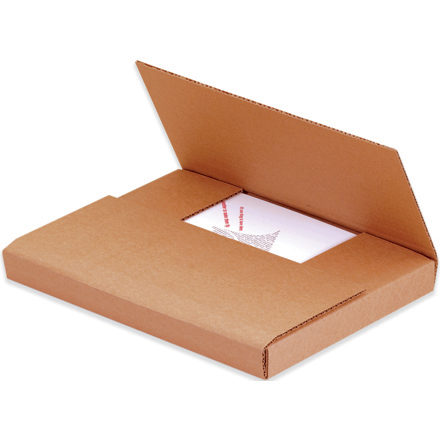 9 <span class='fraction'>1/2</span> x 6 <span class='fraction'>1/2</span> x 2" Kraft Easy-Fold Mailers