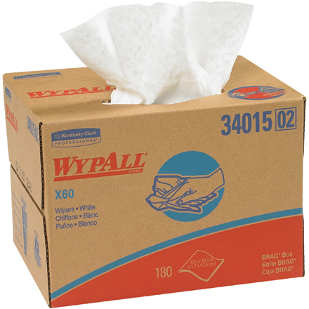 Kimberly Clark<span class='rtm'>®</span> WypALL<span class='afterCapital'><span class='rtm'>®</span></span> X60 12.5 x 16.8" Industrial Wipers Dispenser Box